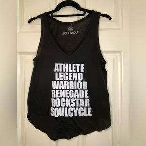 Black Soulcycle Cotton Tank